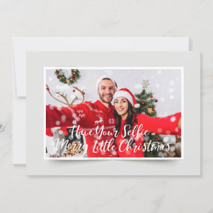 Tarjeta Festiva Foto de pareja   Gracioso saludo de feriado