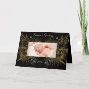 Tarjeta Festiva Foto de Partridge