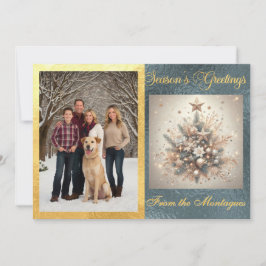 Tarjeta Festiva Foto de Pearl Navidades Design