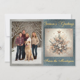 Tarjeta Festiva Foto de Pearl Navidades Design