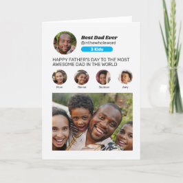 Tarjeta Festiva Foto de perfil en Instagram de Facebook del Día de