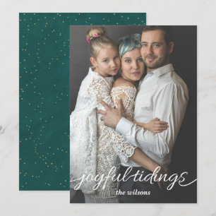 Tarjeta Festiva Foto de Personalizado de guiones de consejos alegr