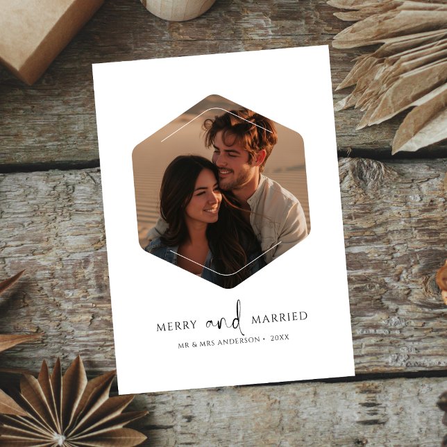 Tarjeta Festiva Foto de polígono de mora blanca y Navidades casado (Subido por el creador)