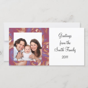 Tarjeta Festiva Foto de Rose