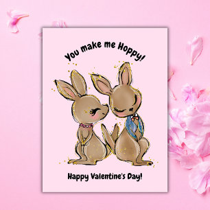 Tarjeta Festiva Foto de San Valentín de canguro