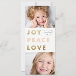 Tarjeta Festiva Foto de tipo negrita