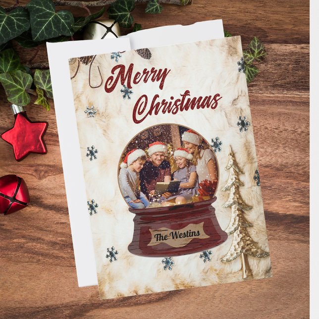 Tarjeta Festiva Foto de vacaciones familiares de cosecha virgen en (Subido por el creador)