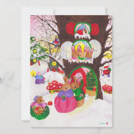 Tarjeta Festiva Foto de Woodland Christmas