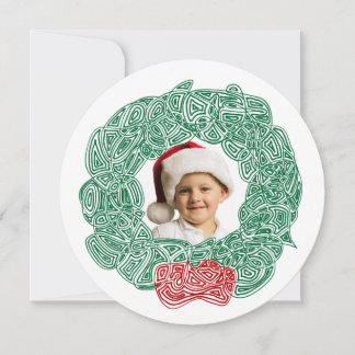 Tarjeta Festiva Foto de Wreath de navidades