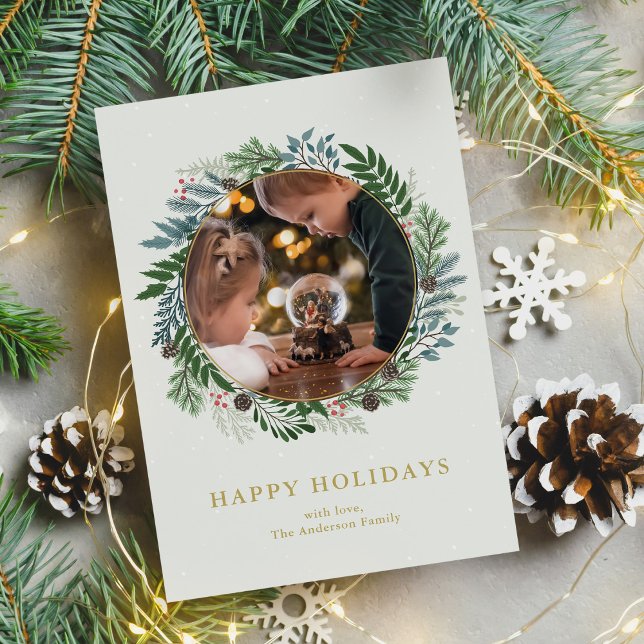 Tarjeta Festiva Foto de Wreath de navidades (Subido por el creador)