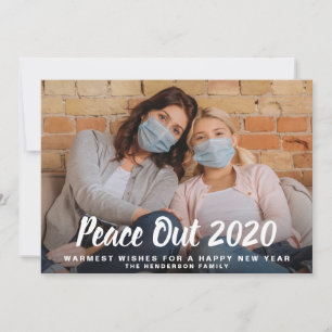 Tarjeta Festiva Foto del Año Nuevo de la Paz 2020