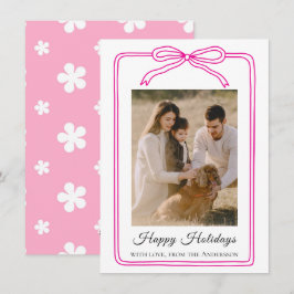 Tarjeta Festiva Foto del Arco de Vacaciones Felices