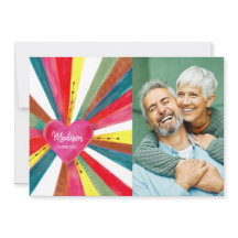 Foto del corazón del arcoiris rosado