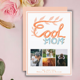 Tarjeta Festiva Foto del Día 4 de la madre de Guay