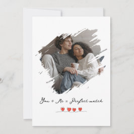 Tarjeta Festiva Foto del Día de San Valentín Personalizada Robó Mi