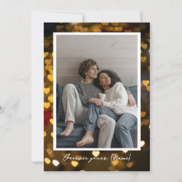 Tarjeta Festiva Foto del Día de San Valentín Personalizada Robó Mi
