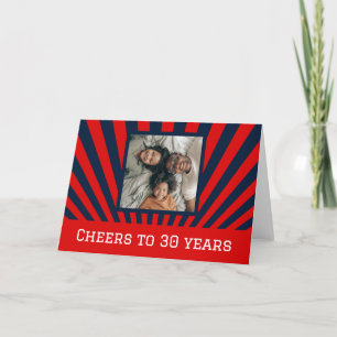 Tarjeta Festiva Foto del personalizado, Saludos a cualquier edad C