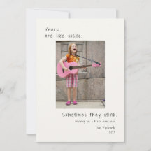 Foto divertida de Año Nuevo 