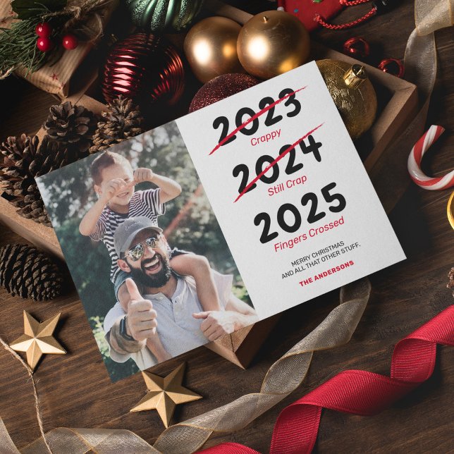 Tarjeta Festiva Foto divertida de Navidades (Subido por el creador)