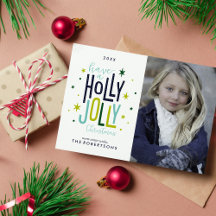 Foto familiar de Holly Jolly Navidades