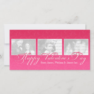 Tarjeta Festiva Foto feliz del el día de San Valentín