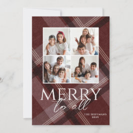 Tarjeta Festiva Foto Feliz para todos los borgoñones