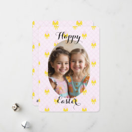 Tarjeta Festiva Foto feliz personalizada de Pascua