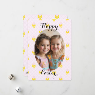 Tarjeta Festiva Foto feliz personalizada de Pascua