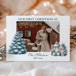 Tarjeta Festiva Foto First Christmas