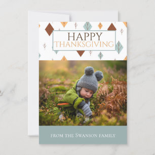 Tarjeta Festiva Foto Folky Fall