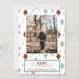 Tarjeta Festiva Foto Folky Fall