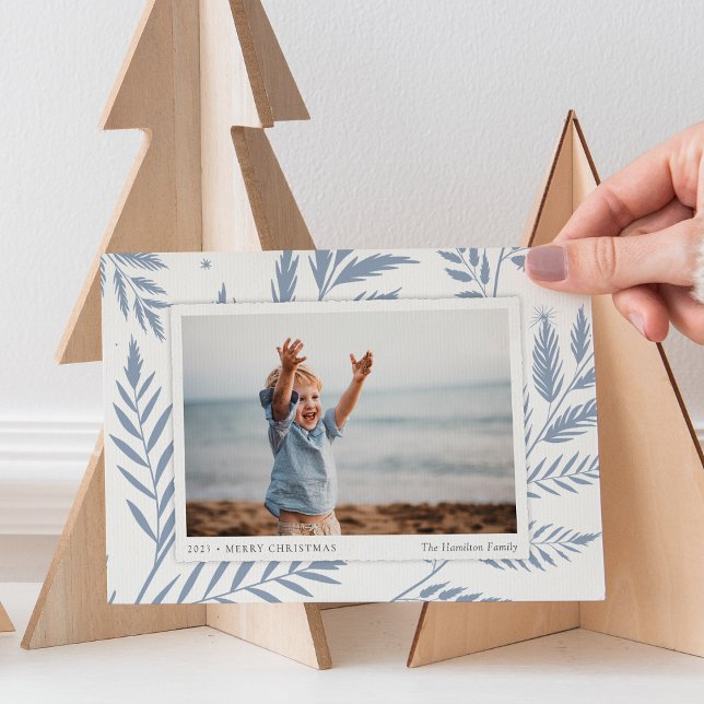 Tarjeta Festiva Foto horizontal botánica presionada (Subido por el creador)