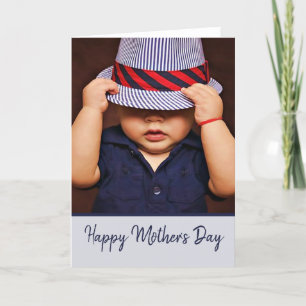 Tarjeta Festiva Foto infantil personalizada día de la madre 
