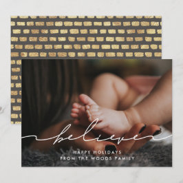 Tarjeta Festiva Foto Inspiradora de escritura moderna