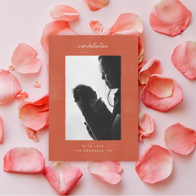 Tarjeta Festiva Foto mínima de San Valentín familiar (Subido por el creador)