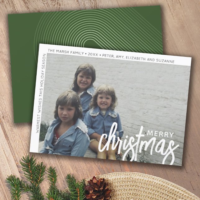 Tarjeta Festiva Foto moderna - Compensación mínima del borde blanc (Subido por el creador)