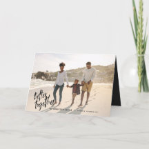 Foto moderna de escritura mínima de vacaciones