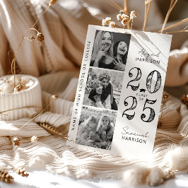 Tarjeta Festiva Foto moderna de graduación conjunta