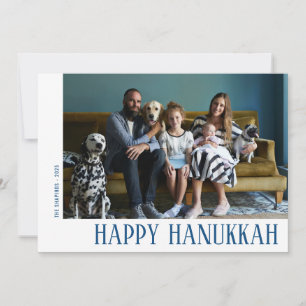 Tarjeta Festiva Foto moderna de Hanukkah