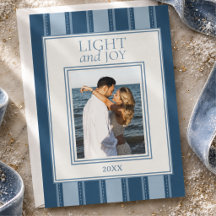 Foto moderna de Hanukkah Light and Joy azul