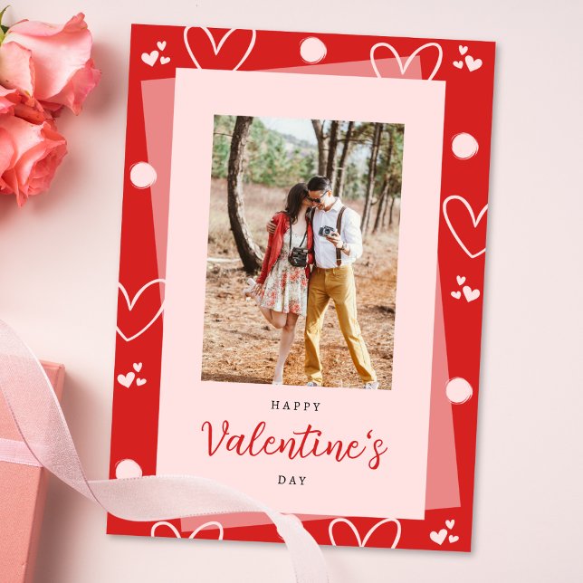 Tarjeta Festiva Foto moderna Feliz novio de San Valentín (Subido por el creador)