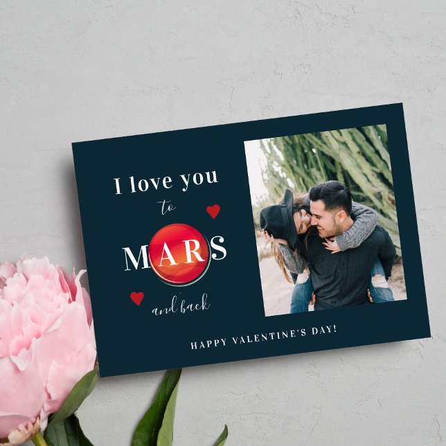 Tarjeta Festiva Foto moderna te amo Feliz Día de San Valentín (Subido por el creador)