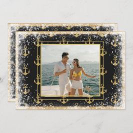 Tarjeta Festiva Foto Nautical Modern