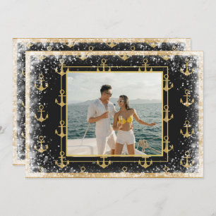 Tarjeta Festiva Foto Nautical Modern