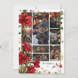 Tarjeta Festiva Foto: Navidades rusos de Red Amaryllis