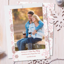 Foto Nieve muy morada Guión Rojo Snowflake