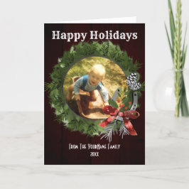 Tarjeta Festiva Foto occidental personalizada