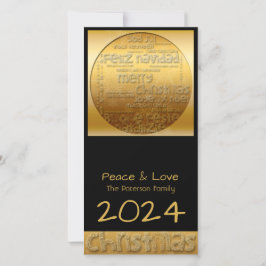 Tarjeta Festiva Foto personalizada de International G Greeting Xma