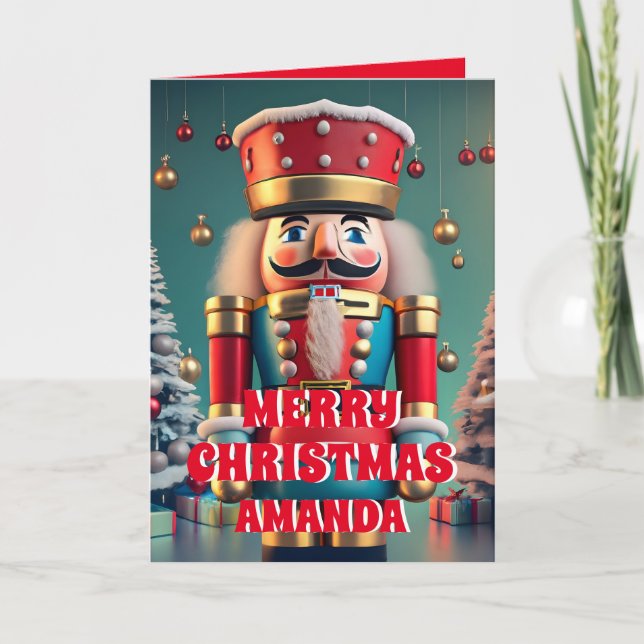 Tarjeta Festiva Foto personalizada de niños Navidades de desnudos (Anverso)