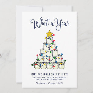 Tarjeta Festiva FOTO: Qué año saludan los Navidades